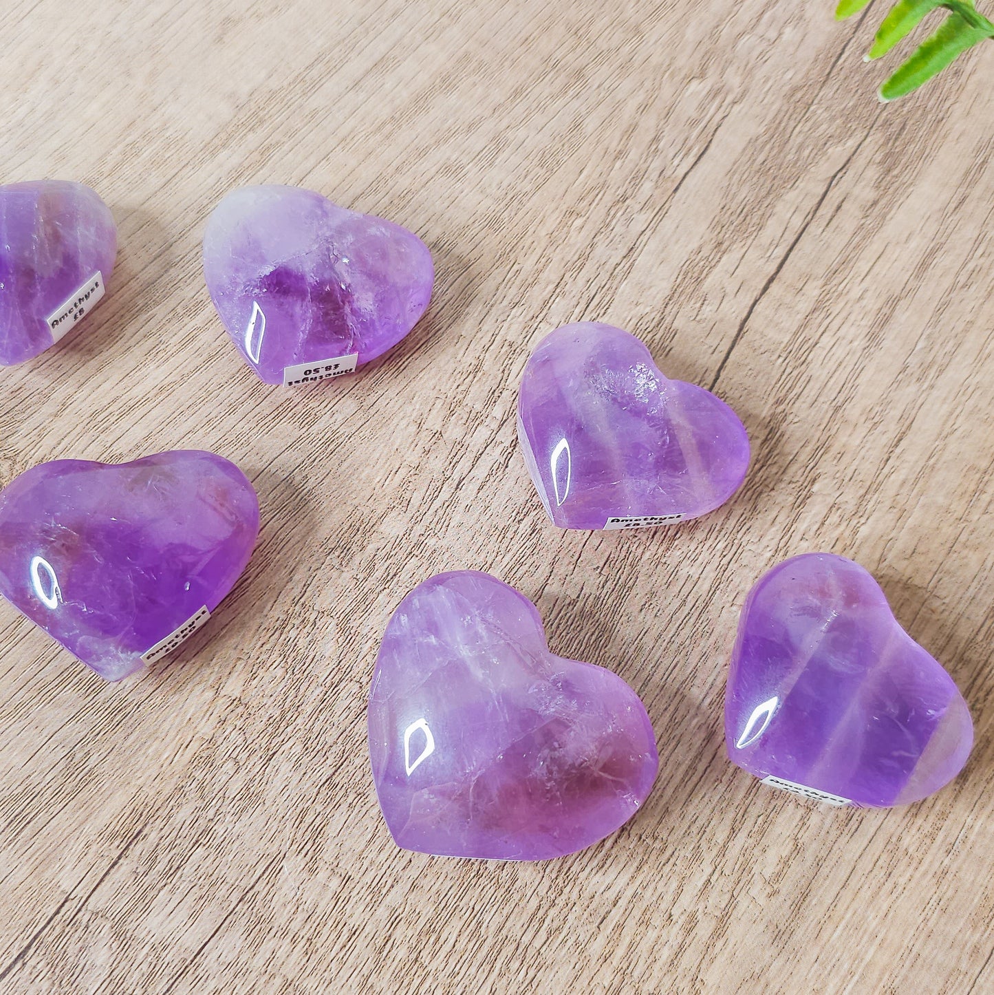 Amethyst Heart Carving