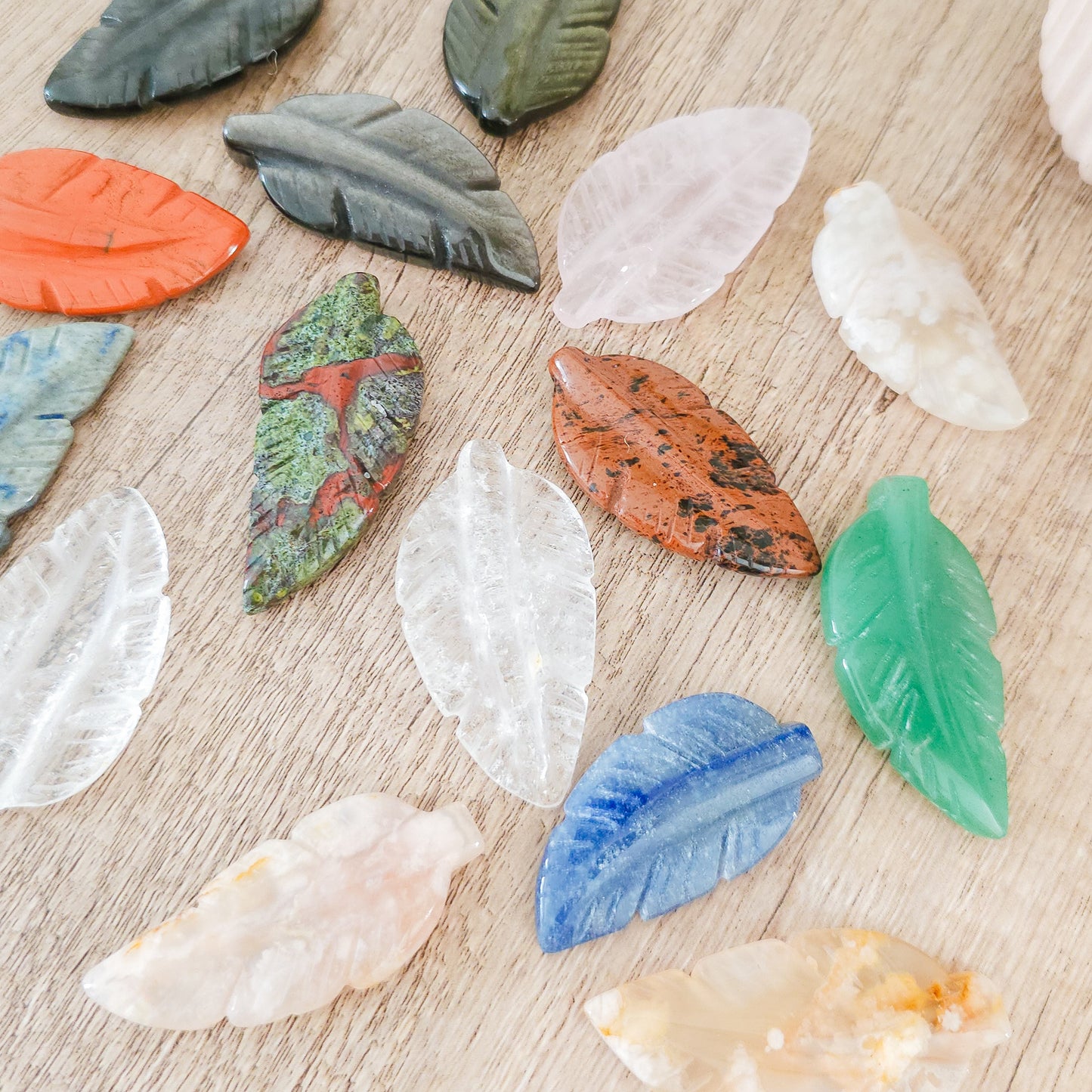 Crystal Feather Carving