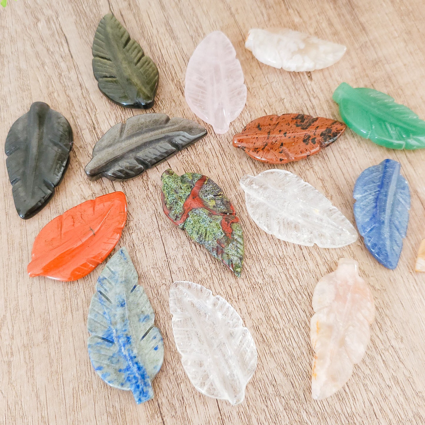 Crystal Feather Carving