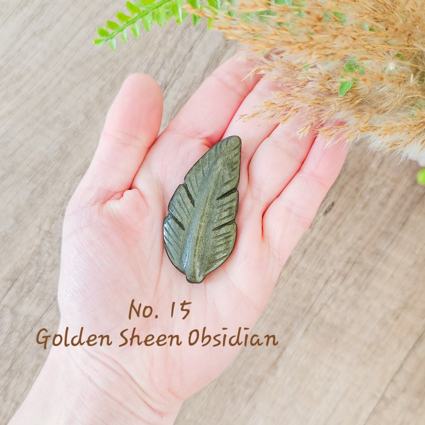 Crystal Feather Carving