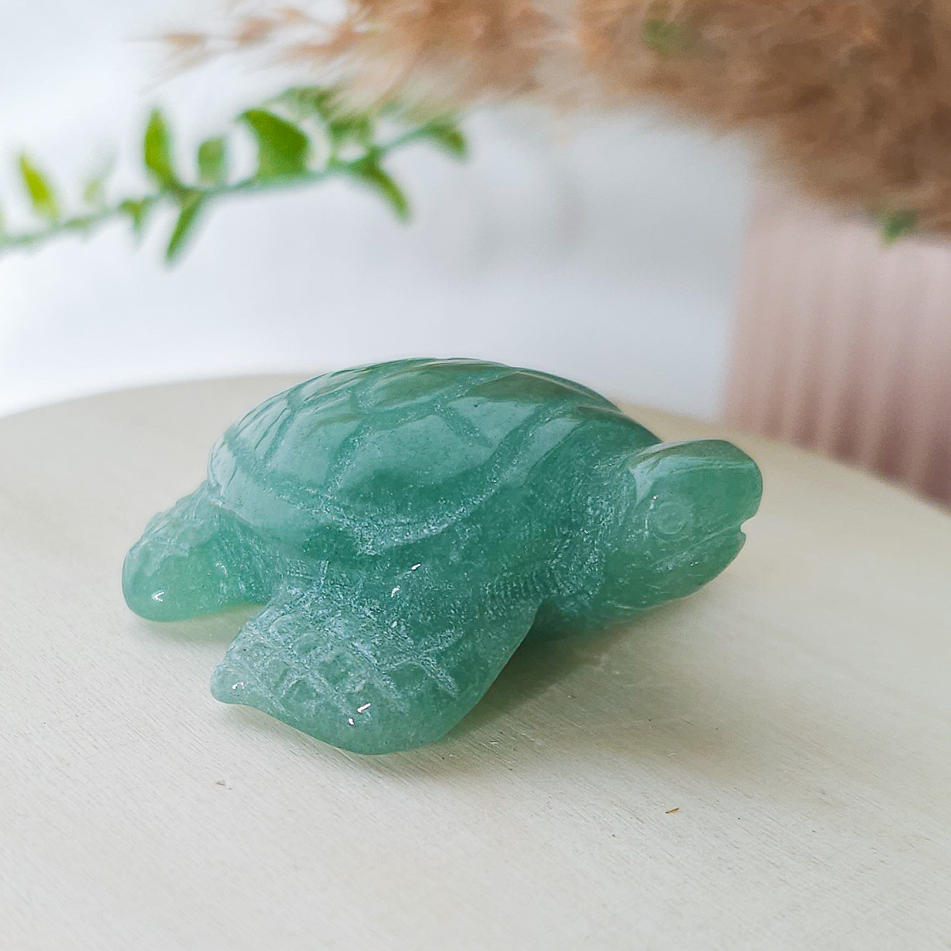 Green Aventurine Turtle Carving