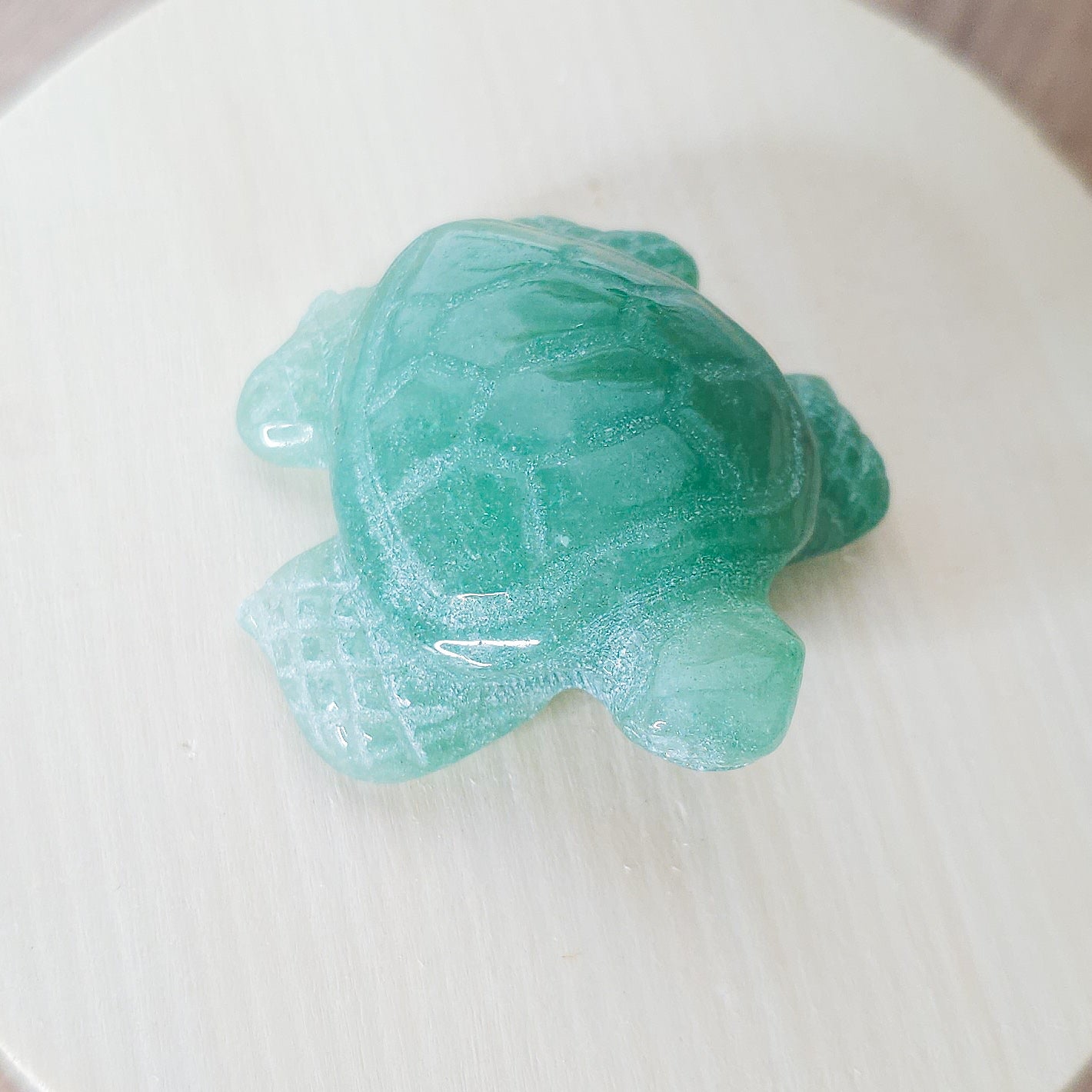 Green Aventurine Turtle Carving
