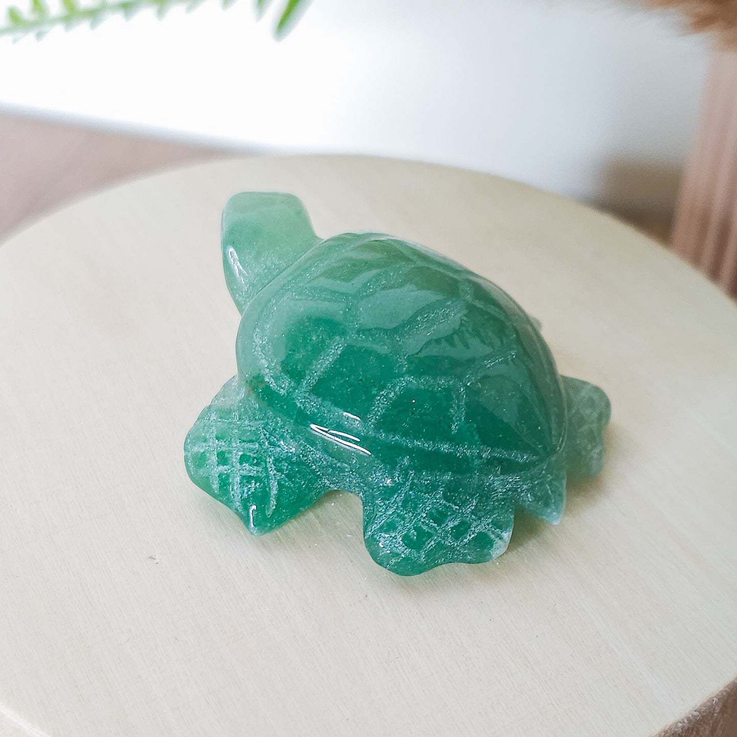 Green Aventurine Turtle Carving