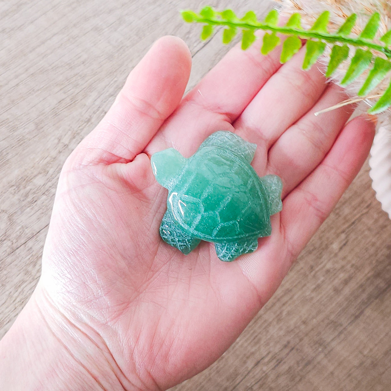 Green Aventurine Turtle Carving