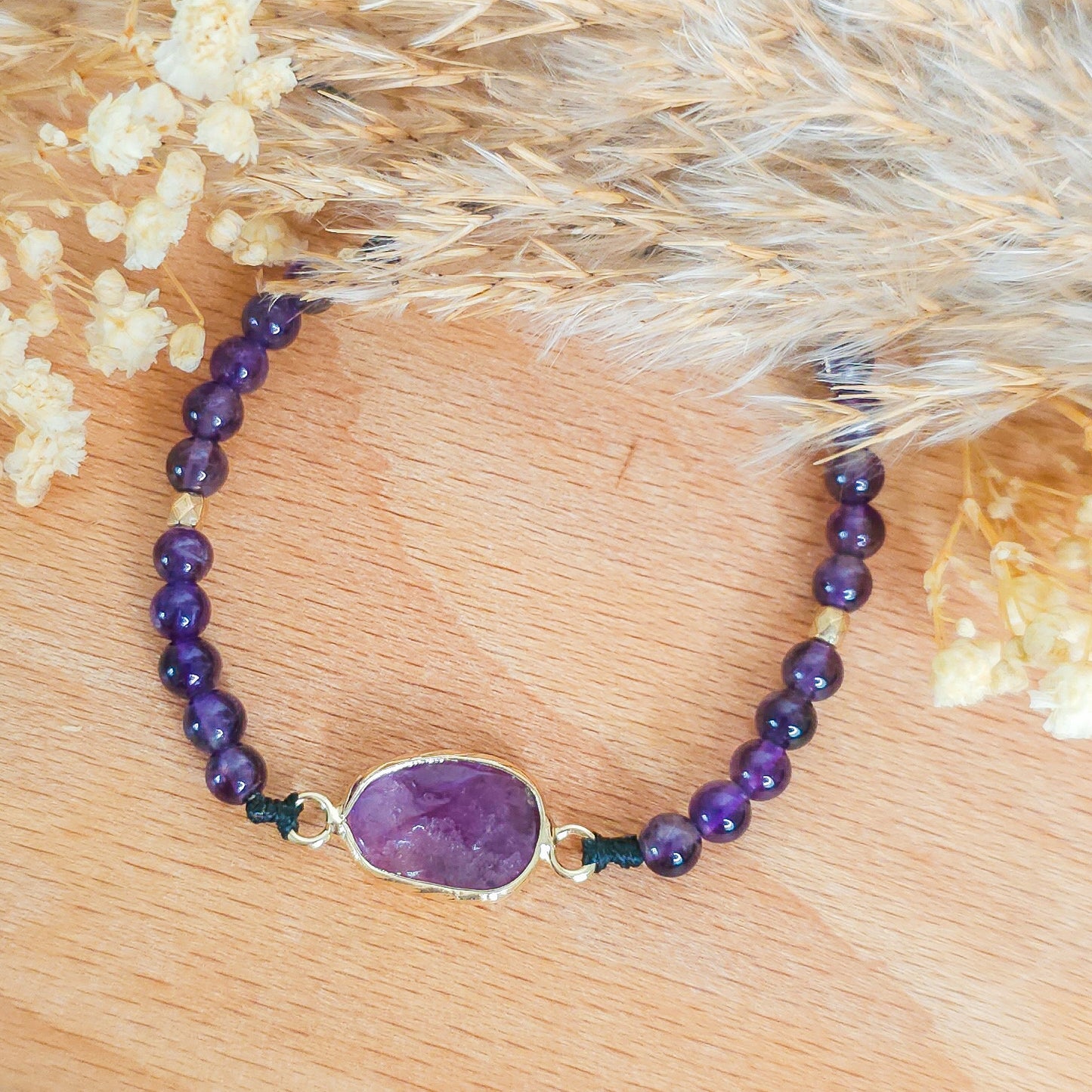 Handmade Amethyst Bracelet