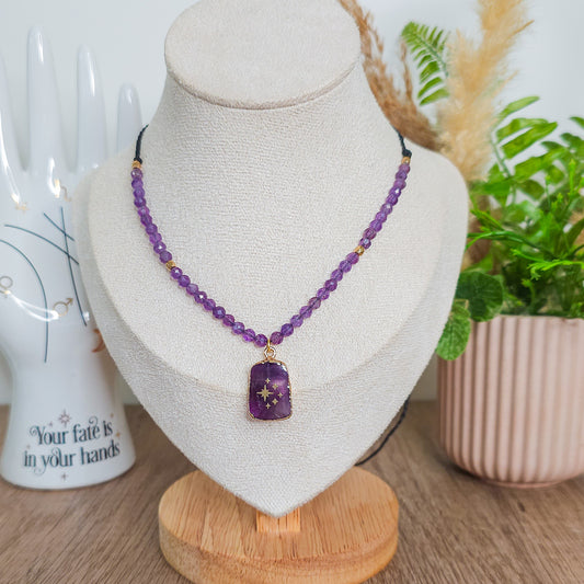 Handmade Amethyst Necklace