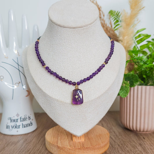 Handmade Amethyst Necklace