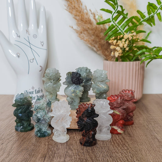 Seahorse Crystal Carving