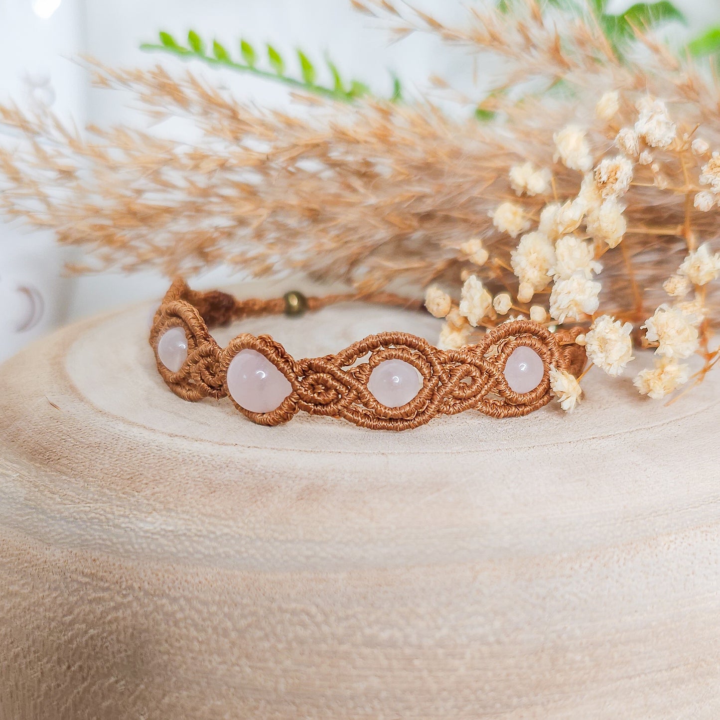Handmade Rose Quartz Bracelet