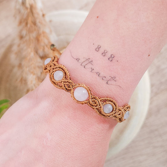 Handmade Rose Quartz Bracelet