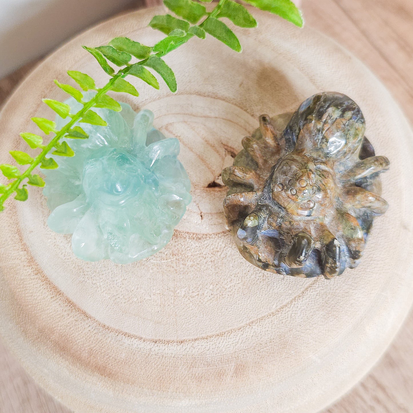 Crystal Spider Carving