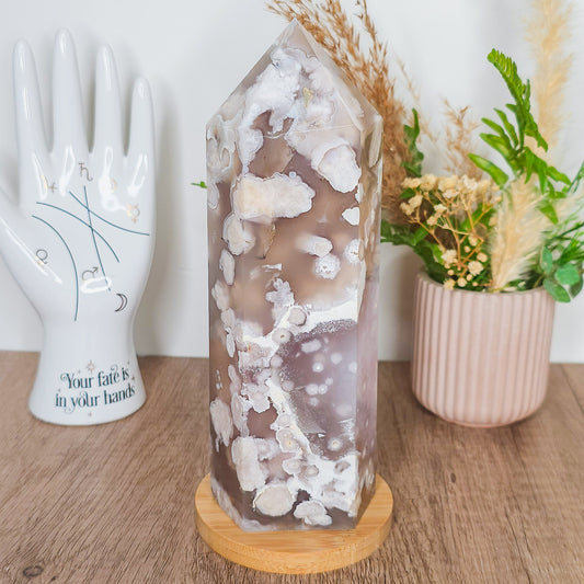 Statement Flower Agate Tower(1.27kg)