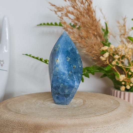 Blue Calcite Flame