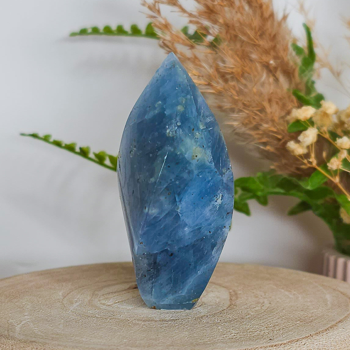 Blue Calcite Flame