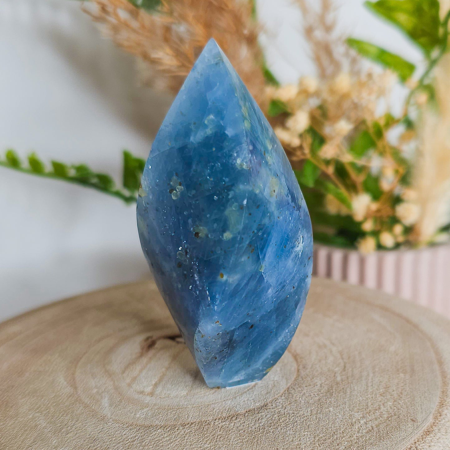 Blue Calcite Flame