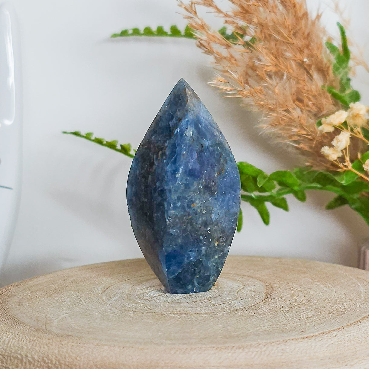 Blue Calcite Flame