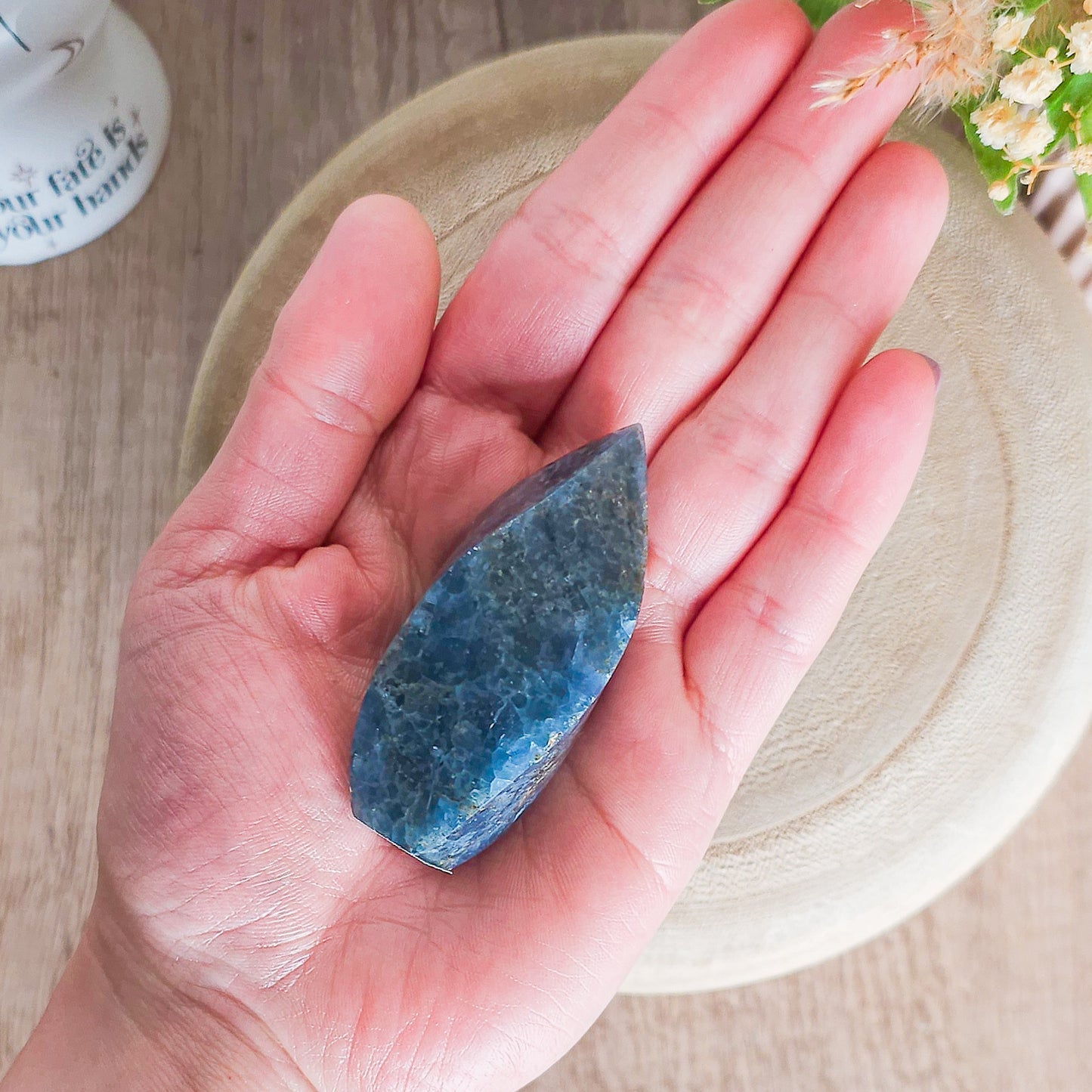 Blue Calcite Flame