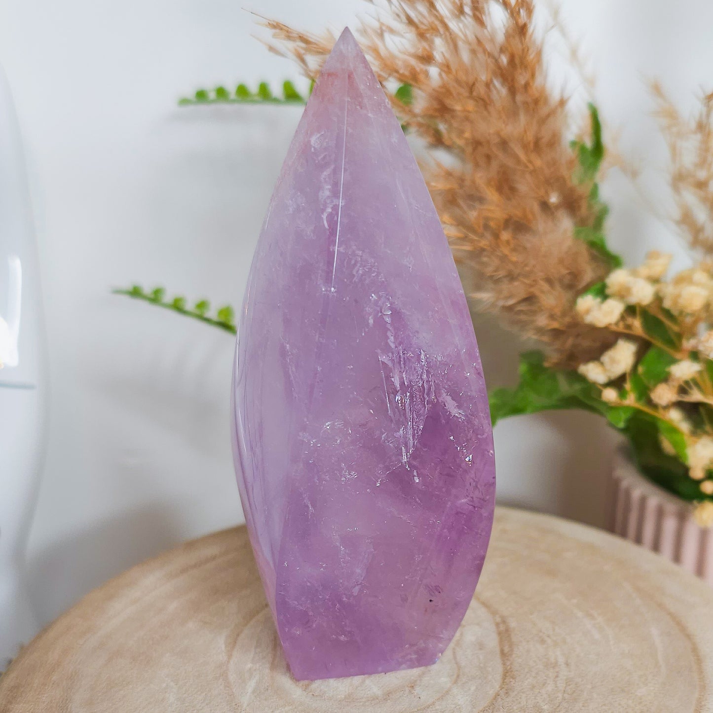 Amethyst with Red Hematite inclusions Free-Form