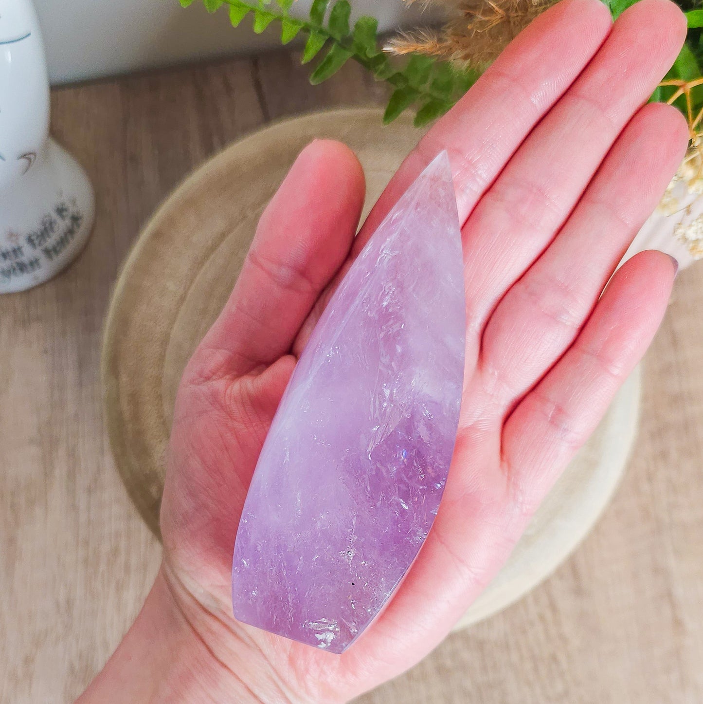 Amethyst with Red Hematite inclusions Free-Form