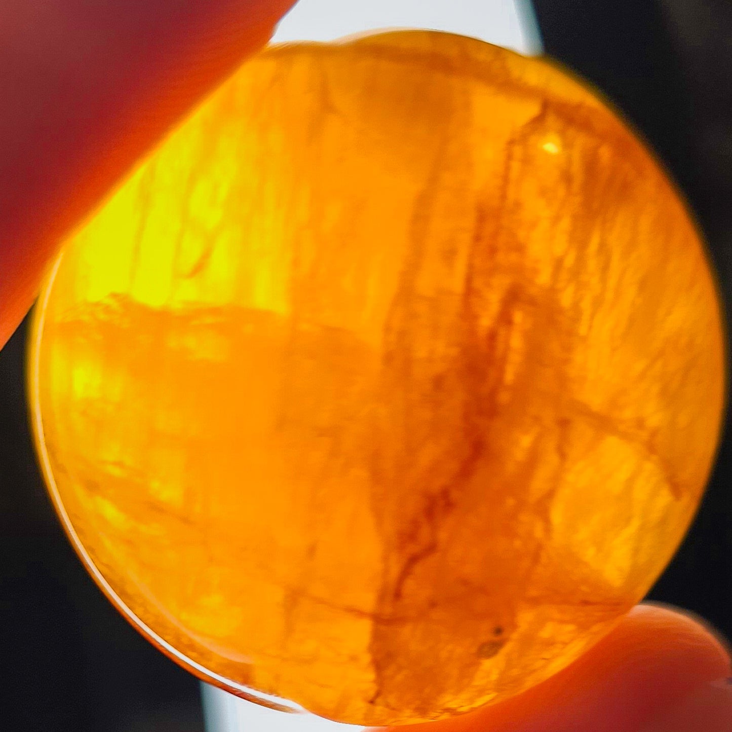 High Quality Yellow Fluorite Sphere