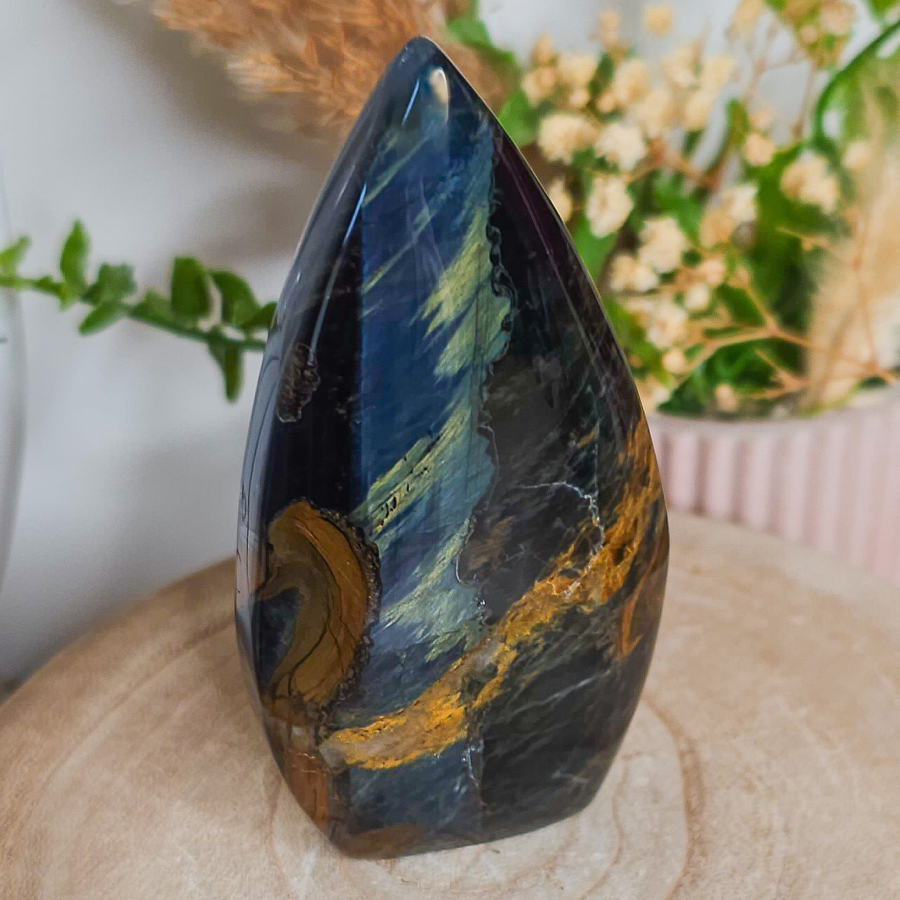 Blue Tiger's Eye Free-Form