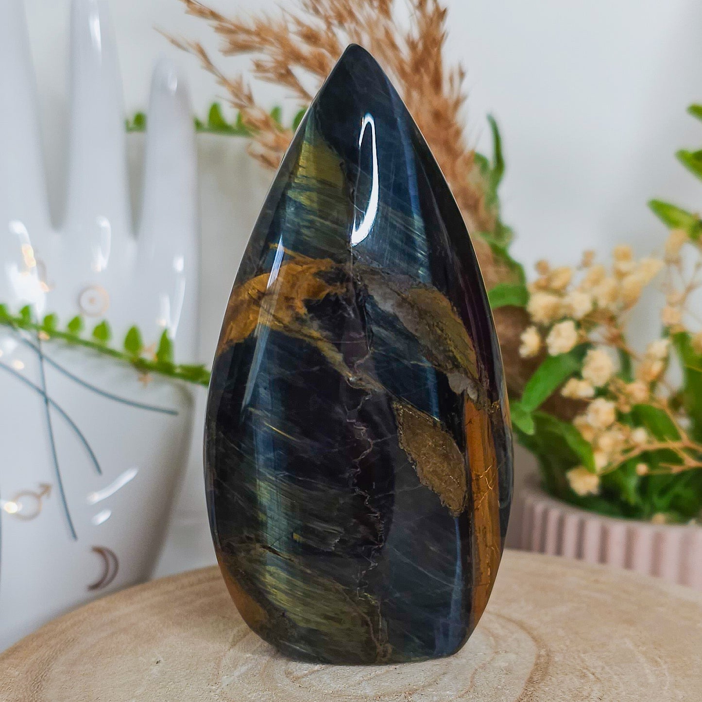Blue Tiger's Eye Free-Form