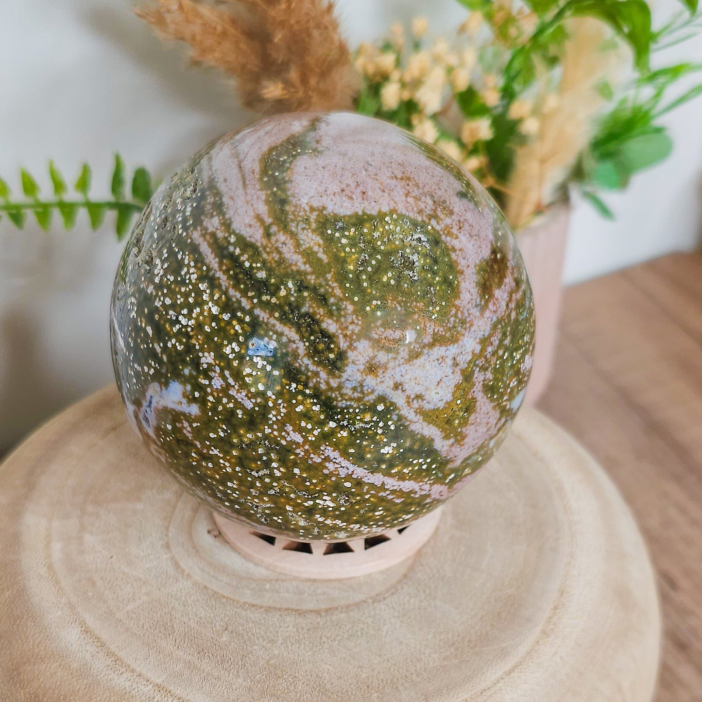 Statement Sea Jasper Sphere