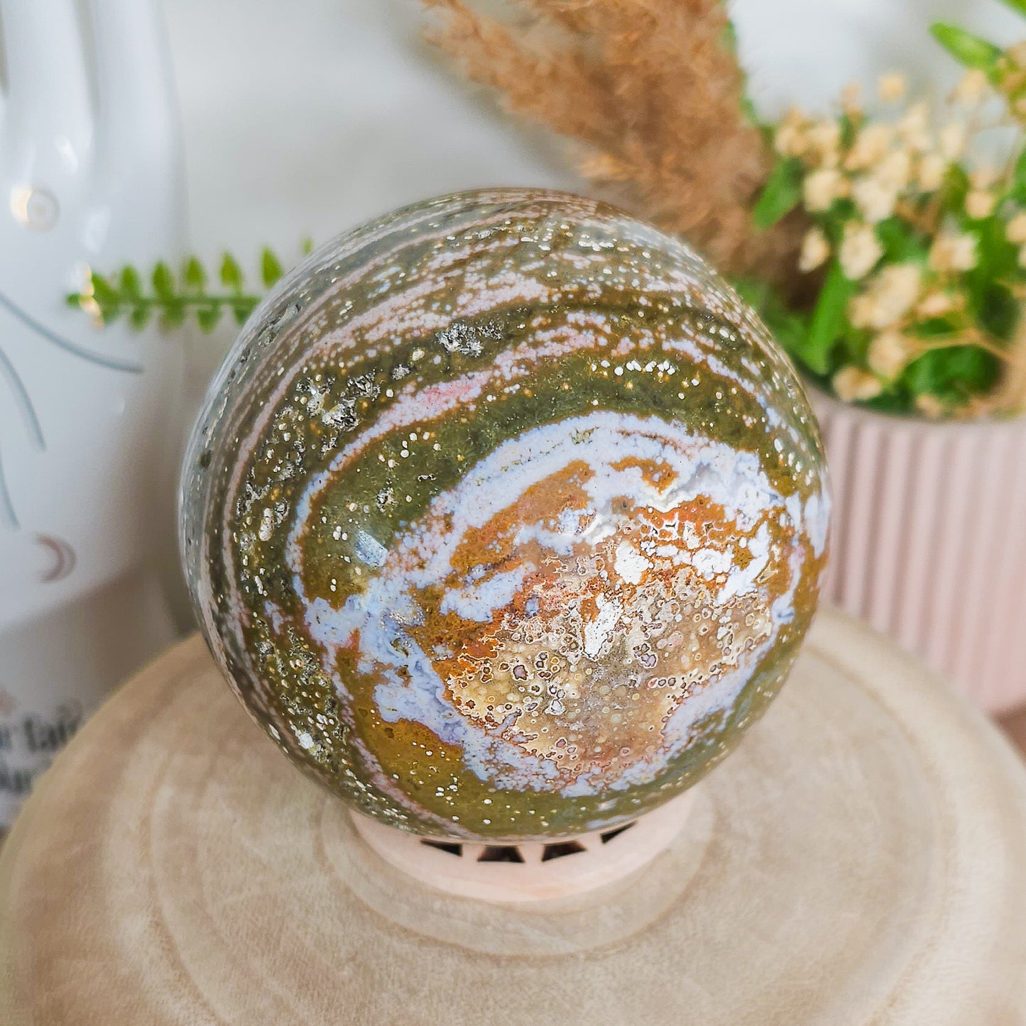 Statement Sea Jasper Sphere