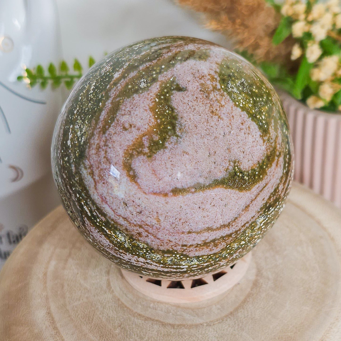 Statement Sea Jasper Sphere