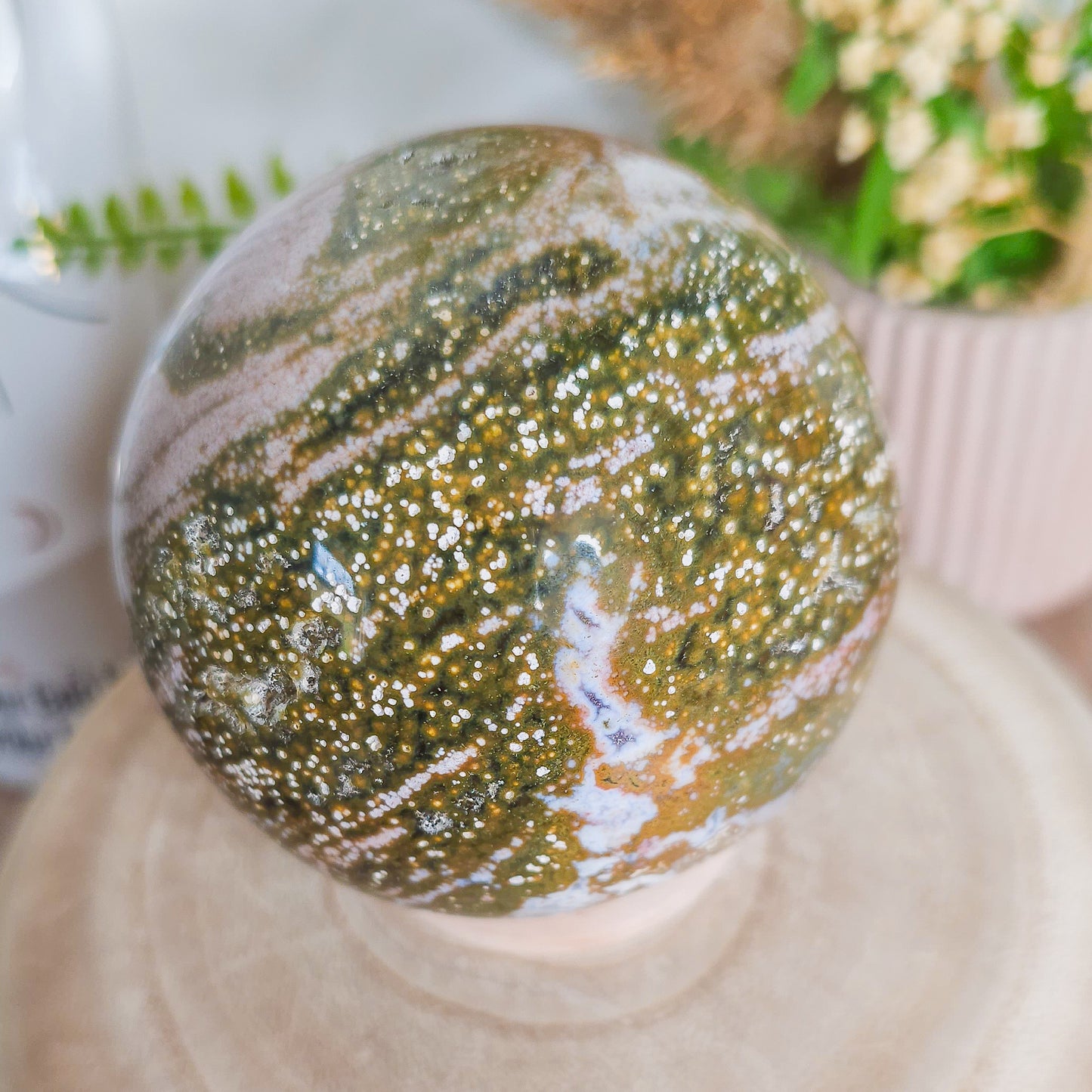 Statement Sea Jasper Sphere