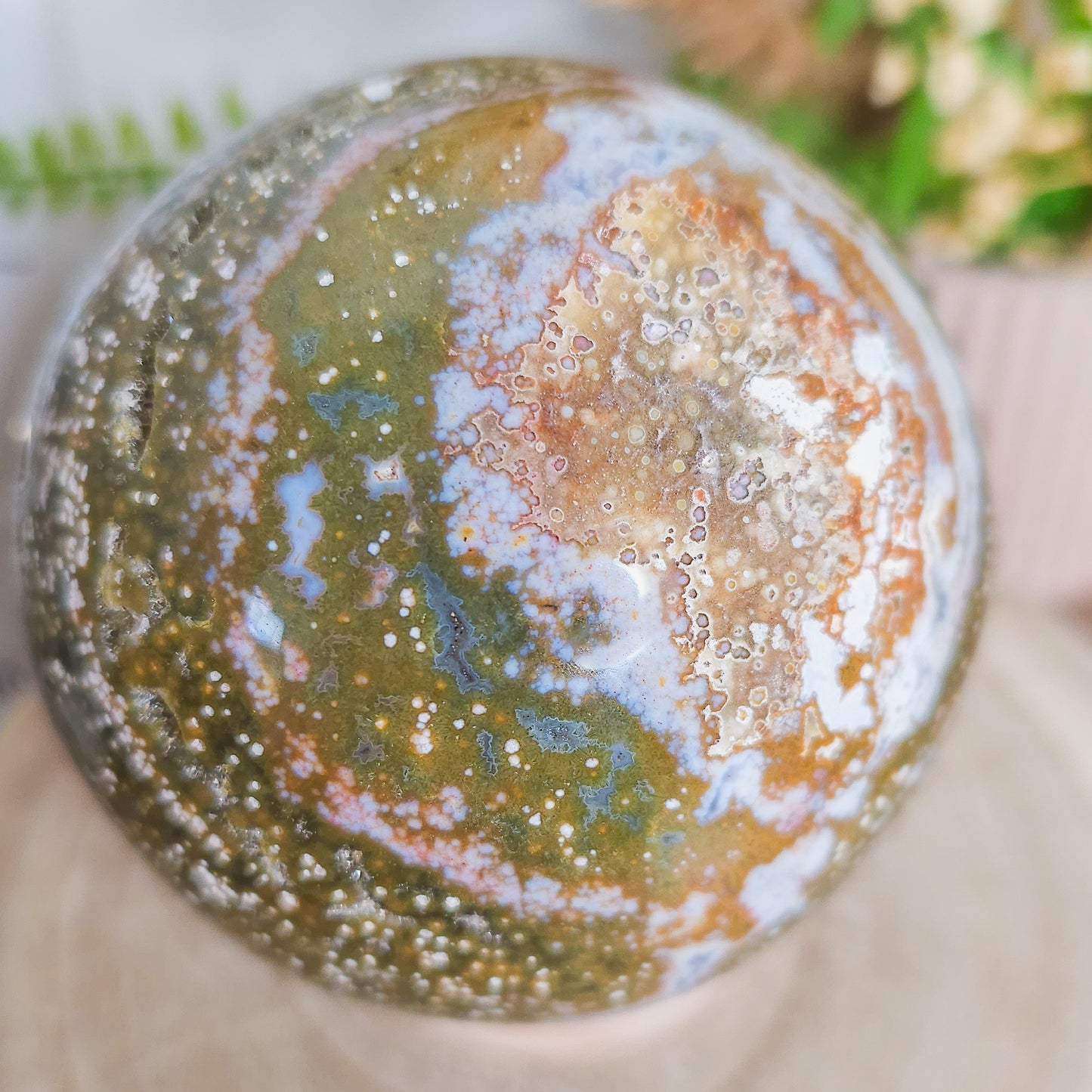 Statement Sea Jasper Sphere