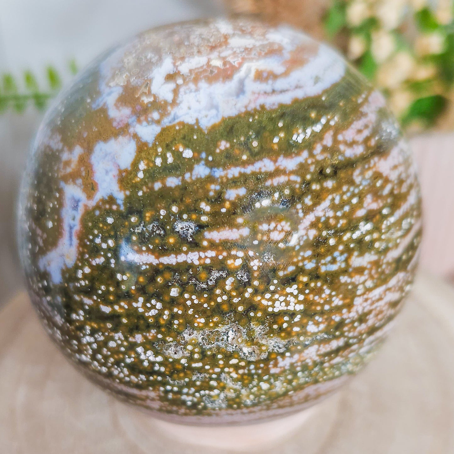 Statement Sea Jasper Sphere