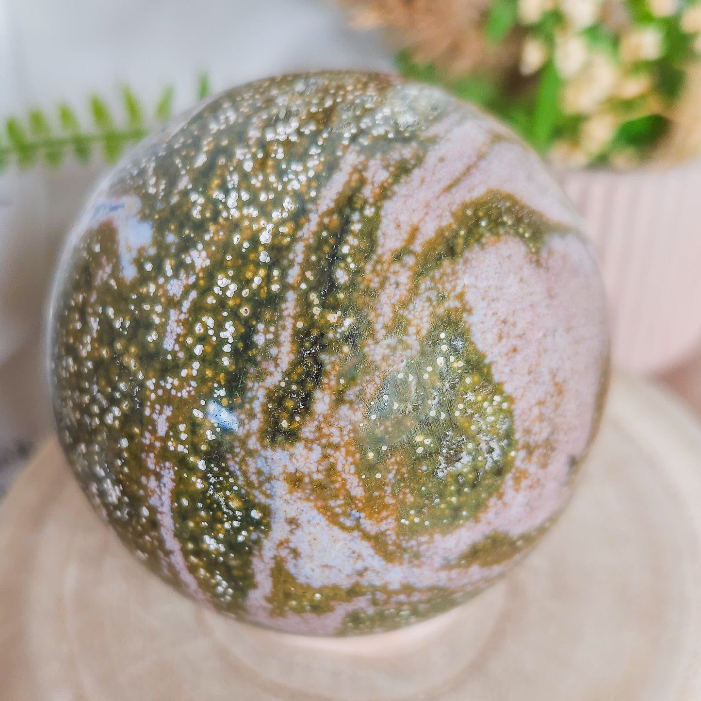Statement Sea Jasper Sphere