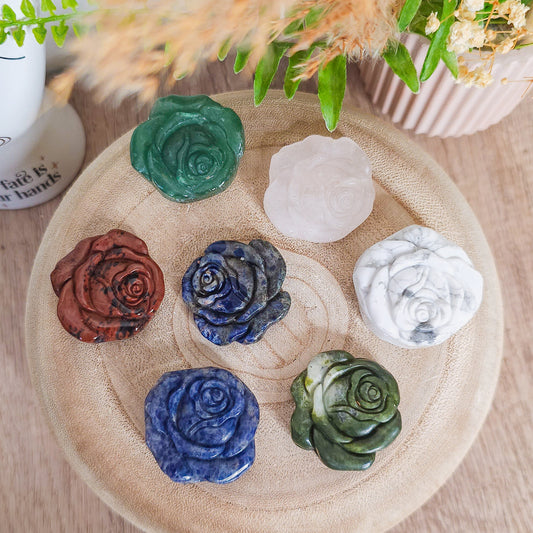 Crystal Rose Carving