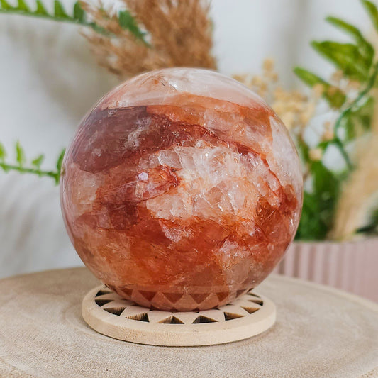 Fire Quartz Sphere