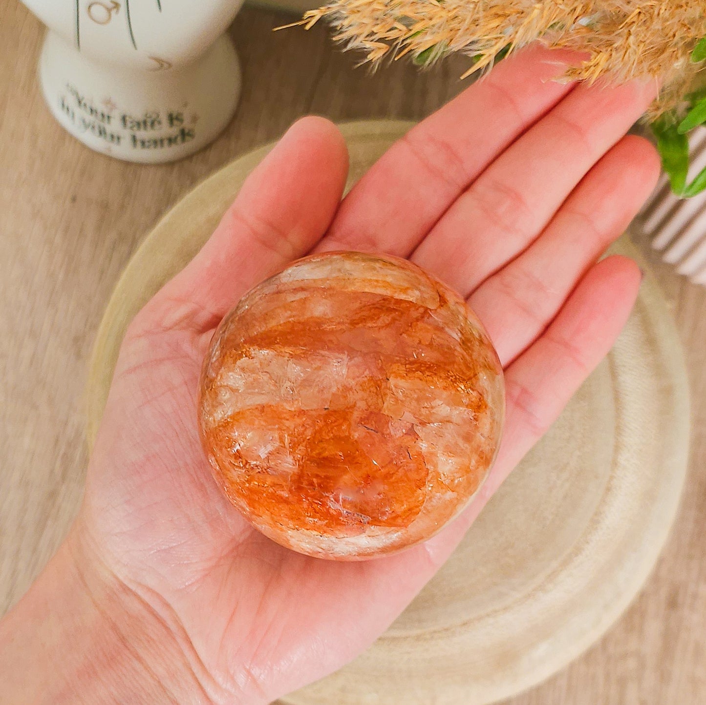 Fire Quartz Sphere