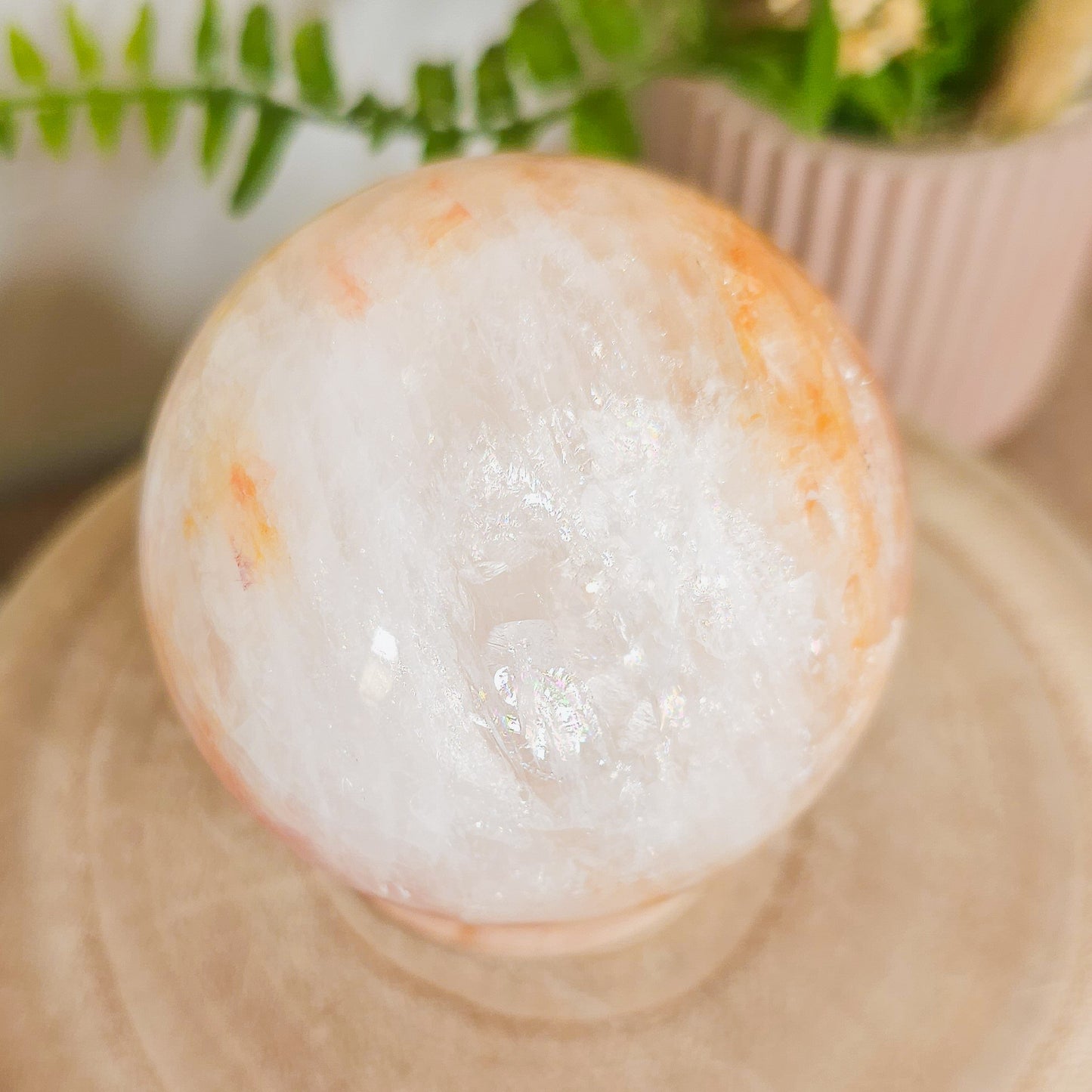 Fire Quartz Sphere