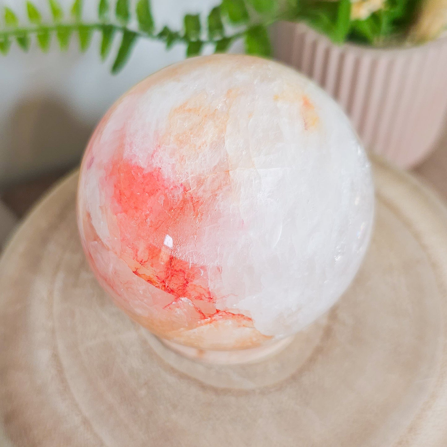 Fire Quartz Sphere