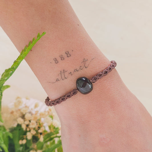 Guided by Fire | Handmade Bracelet with Garnet