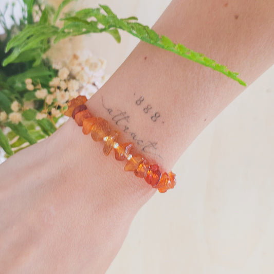 Sacred Light | Handmade Beaded Bracelet with Baltic Amber