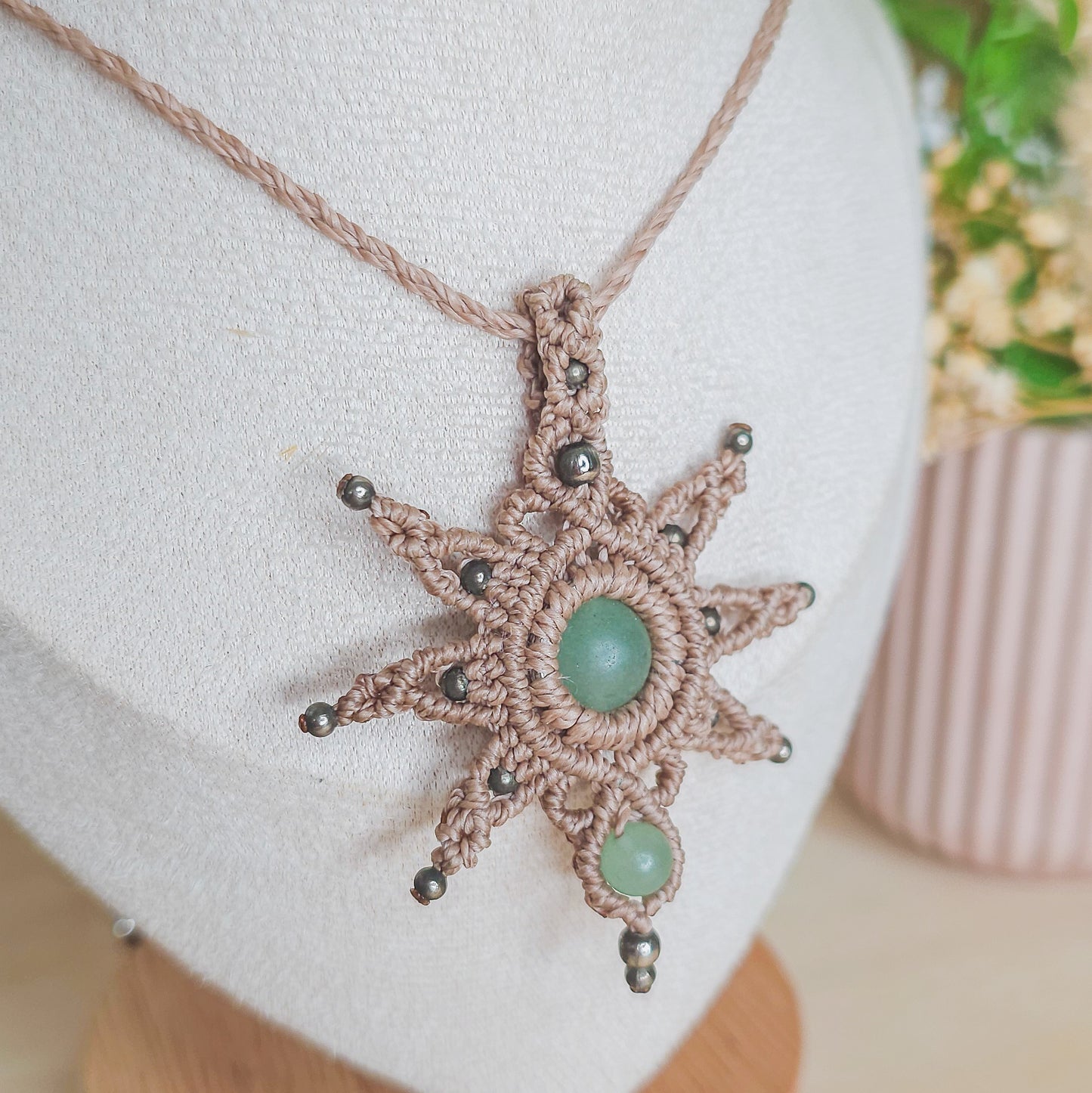 Bright Path | Handmade Necklace with Green Aventurine