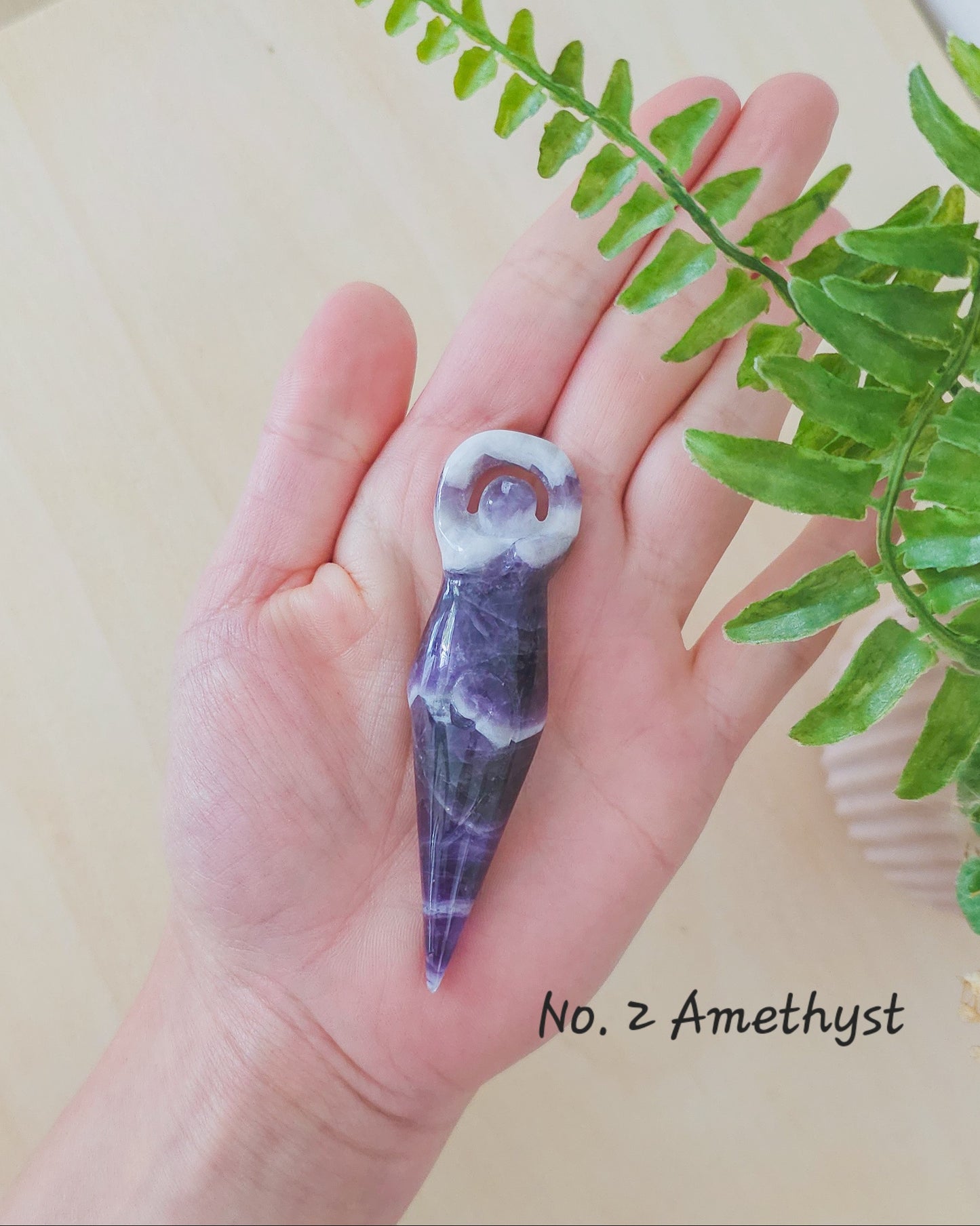 Spiral Goddess - Crystal Carvings