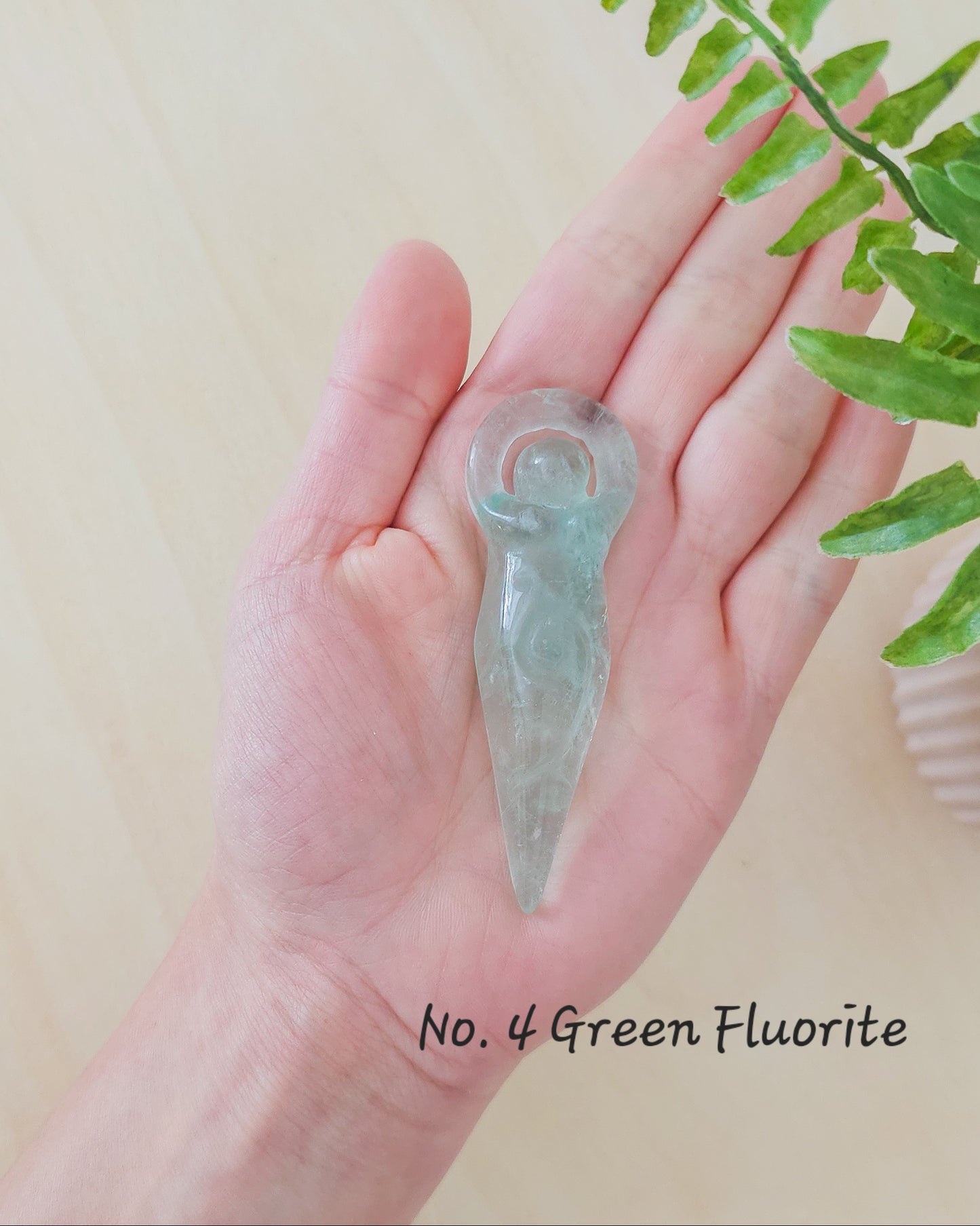 Spiral Goddess - Crystal Carvings
