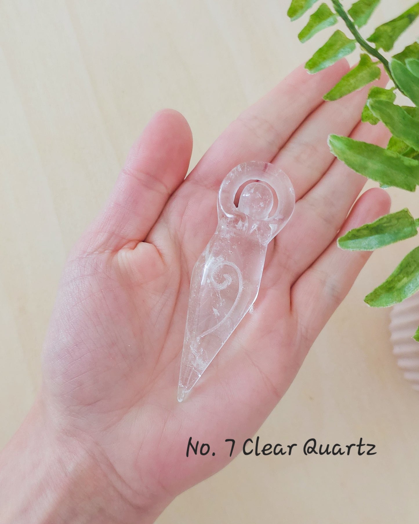 Spiral Goddess - Crystal Carvings