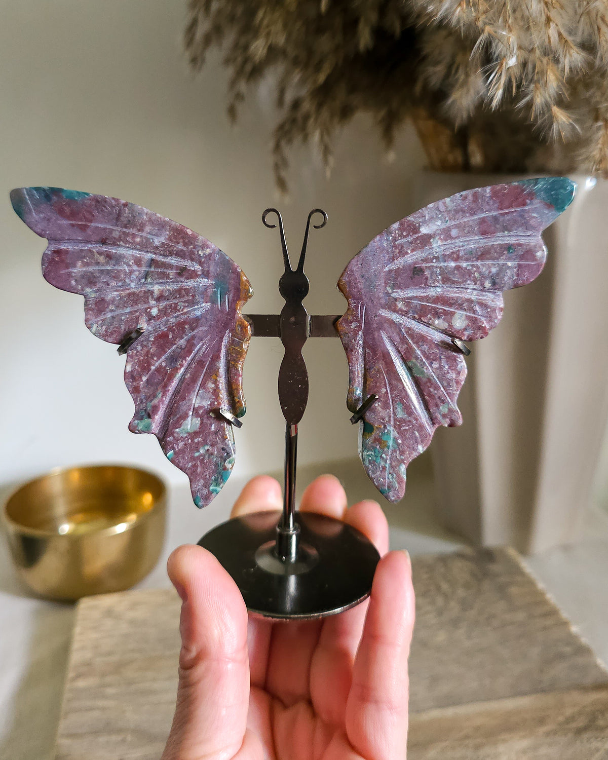 Jasper | Crystal Butterfly Wings On The Stand