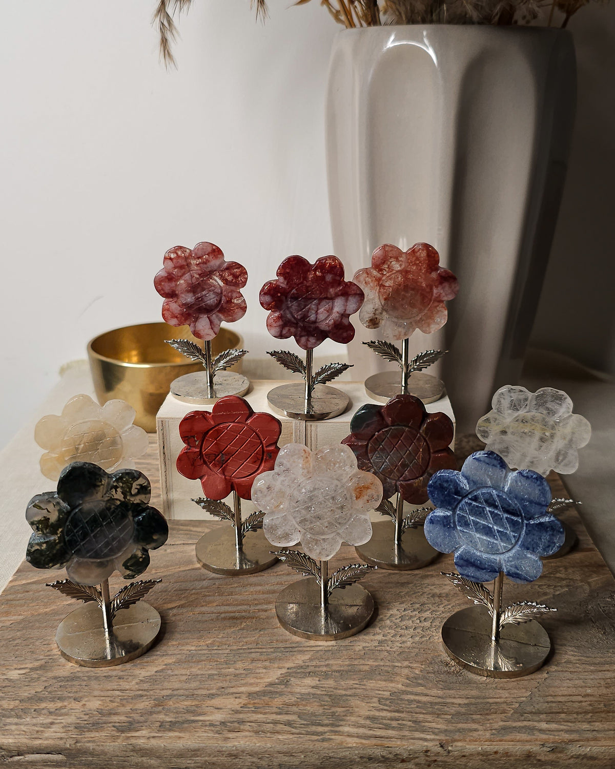 Crystal Flower Carving