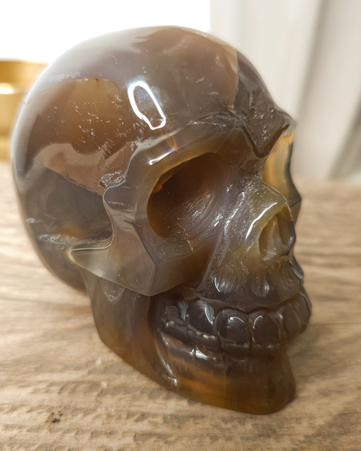 Druzy Agate | Crystal Skull Carving