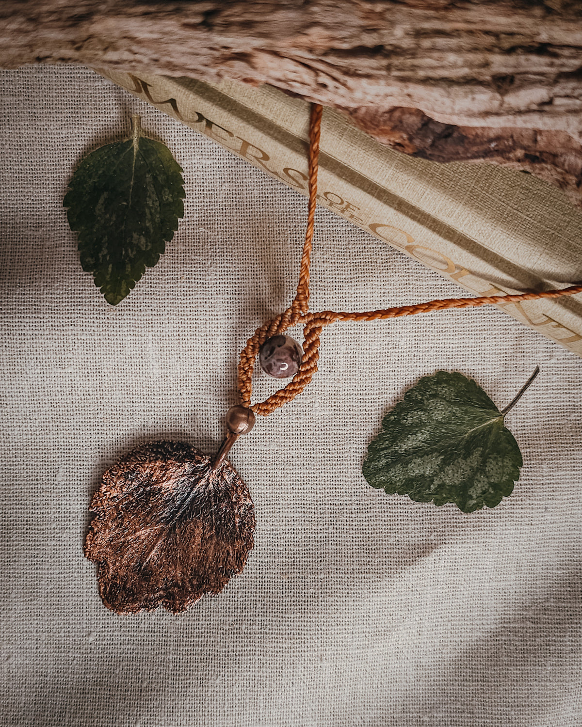 Dead Nettle Spirit with Jasper | Scottish Botanical Amulet
