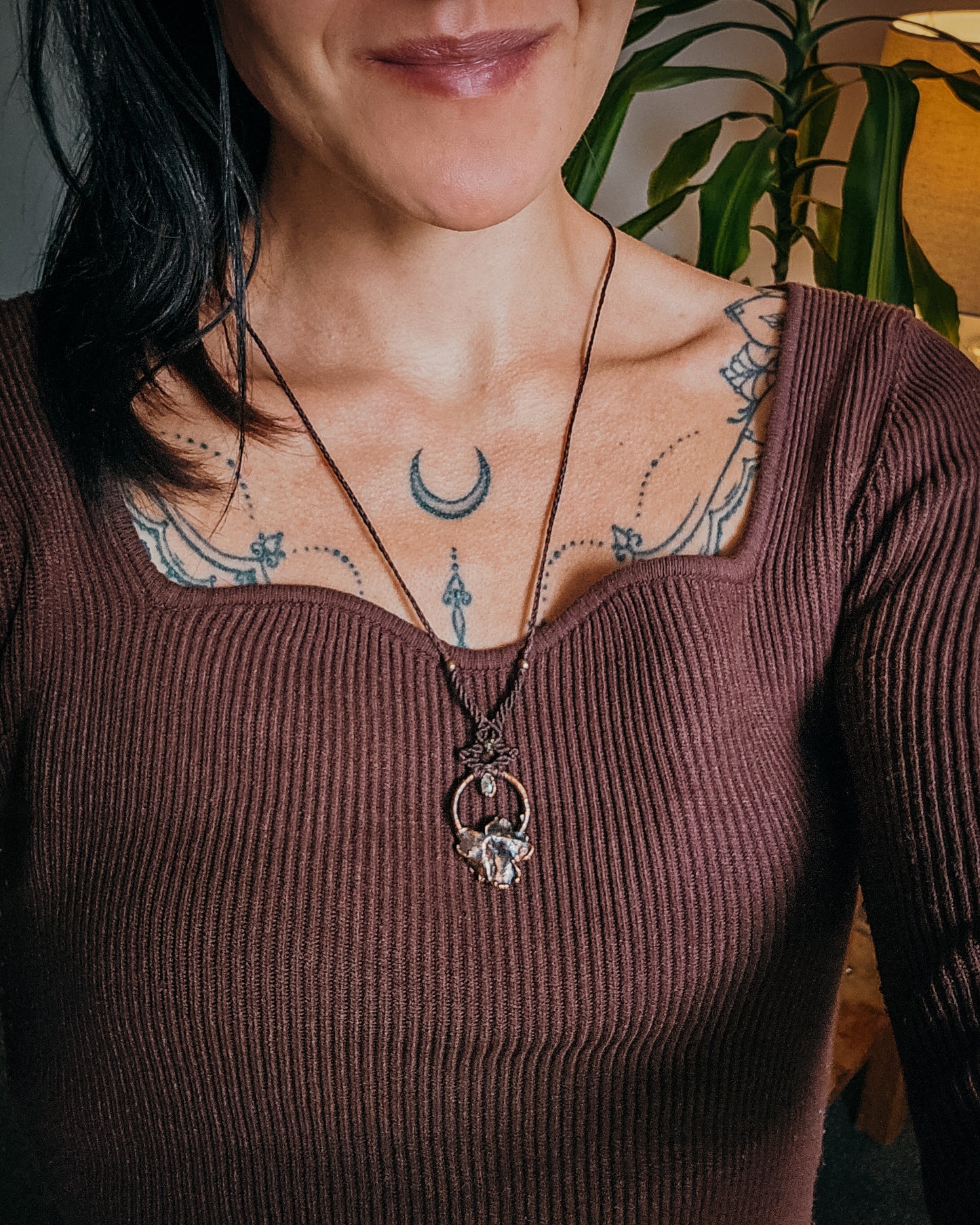 Primrose Spirit with Yellow Tourmaline | Scottish Botanical Amulet