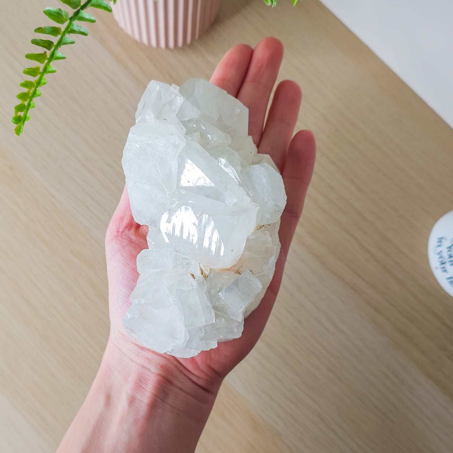 Apophylite with Stilbite Specimen